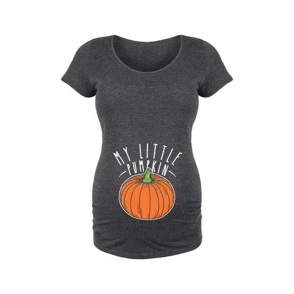 Bloom Maternity - My Little Pumpkin - Maternity Scoop Neck T-Shirt