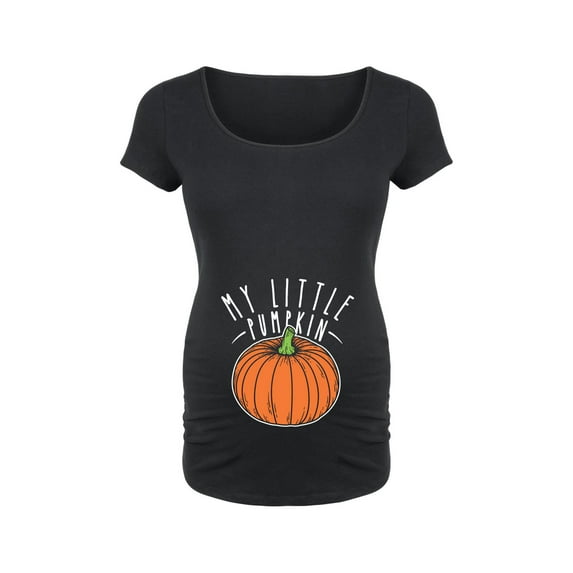 Bloom Maternity - My Little Pumpkin - Maternity Scoop Neck T-Shirt