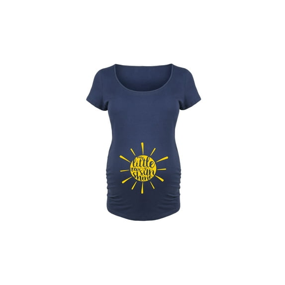 Bloom Maternity - My Little Ray Of Sunshine - Maternity Scoop Neck T-Shirt