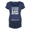 thumbnail image 1 of Bloom Maternity - My Lovely Baby Bump - Maternity Scoop Neck T-Shirt, 1 of 5