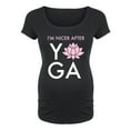 thumbnail image 1 of Bloom Maternity - Nicer After Yoga - Maternity Scoop Neck T-Shirt, 1 of 5