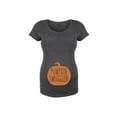 thumbnail image 1 of Bloom Maternity - Pumpkin Smuggler - Maternity Scoop Neck T-Shirt, 1 of 5