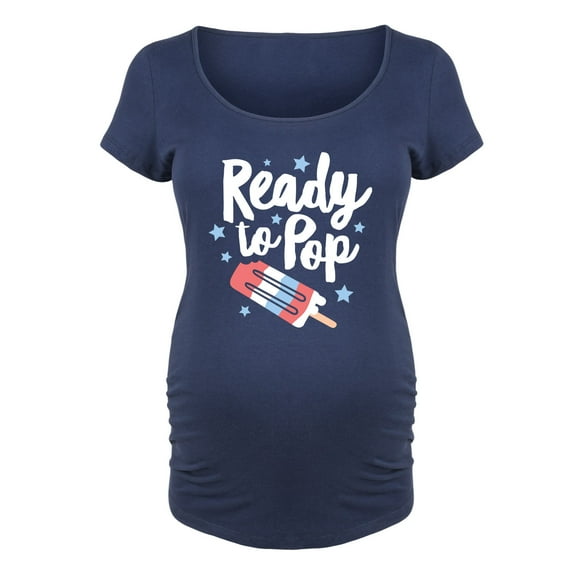 Bloom Maternity - Ready To Pop - Maternity Scoop Neck T-Shirt