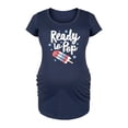 thumbnail image 1 of Bloom Maternity - Ready To Pop - Maternity Scoop Neck T-Shirt, 1 of 5