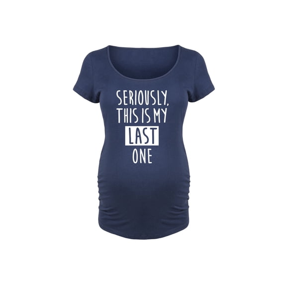 Bloom Maternity - Seriously Last One - Maternity Scoop Neck T-Shirt