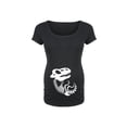thumbnail image 1 of Bloom Maternity - Skeleton Dinosaur - Maternity Scoop Neck T-Shirt, 1 of 6