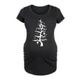 thumbnail image 1 of Bloom Maternity - Spooky Christmas Tree - Maternity Scoop Neck T-Shirt, 1 of 5