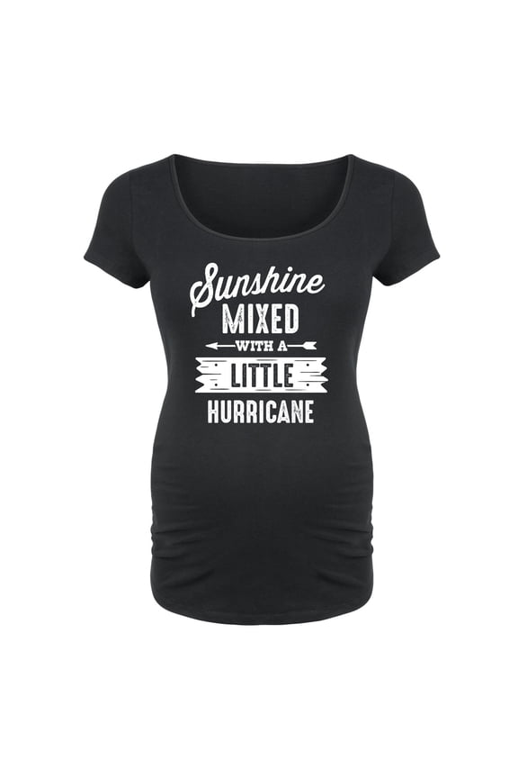 - Sunshine Mixed Hurricane - Maternity Scoop Neck Tee