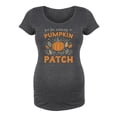 thumbnail image 1 of Bloom Maternity - We're Adding A Pumpkin To Our Patch - Maternity Scoop Neck T-Shirt, 1 of 5