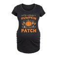 thumbnail image 1 of Bloom Maternity - We're Adding A Pumpkin To Our Patch - Maternity Scoop Neck T-Shirt, 1 of 5