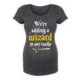 thumbnail image 1 of Bloom Maternity - Were Adding A Wizard To Our Castle - Maternity Scoop Neck T-Shirt, 1 of 5