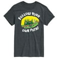 thumbnail image 1 of Pete The Cat - Follow Your Own Path - Men's Short Sleeve Graphic T-Shirt, 1 of 5