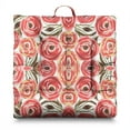 thumbnail image 1 of Bloom Meditation Pillow 22x22 Inch Floor Cushion, Romantic Rose & Peony Pattern, Soft for Yoga & Home Decor, 1 of 7