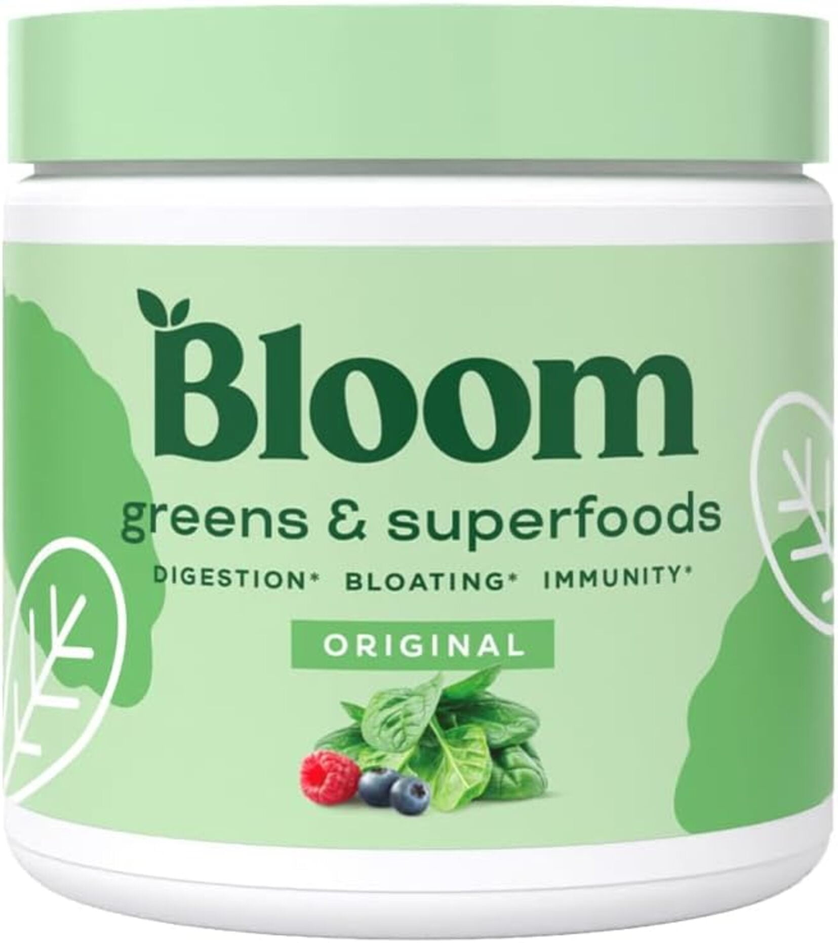 Bloom Nutrition Greens & Superfoods Powder, for Digestive Health, Original, 30 Servings