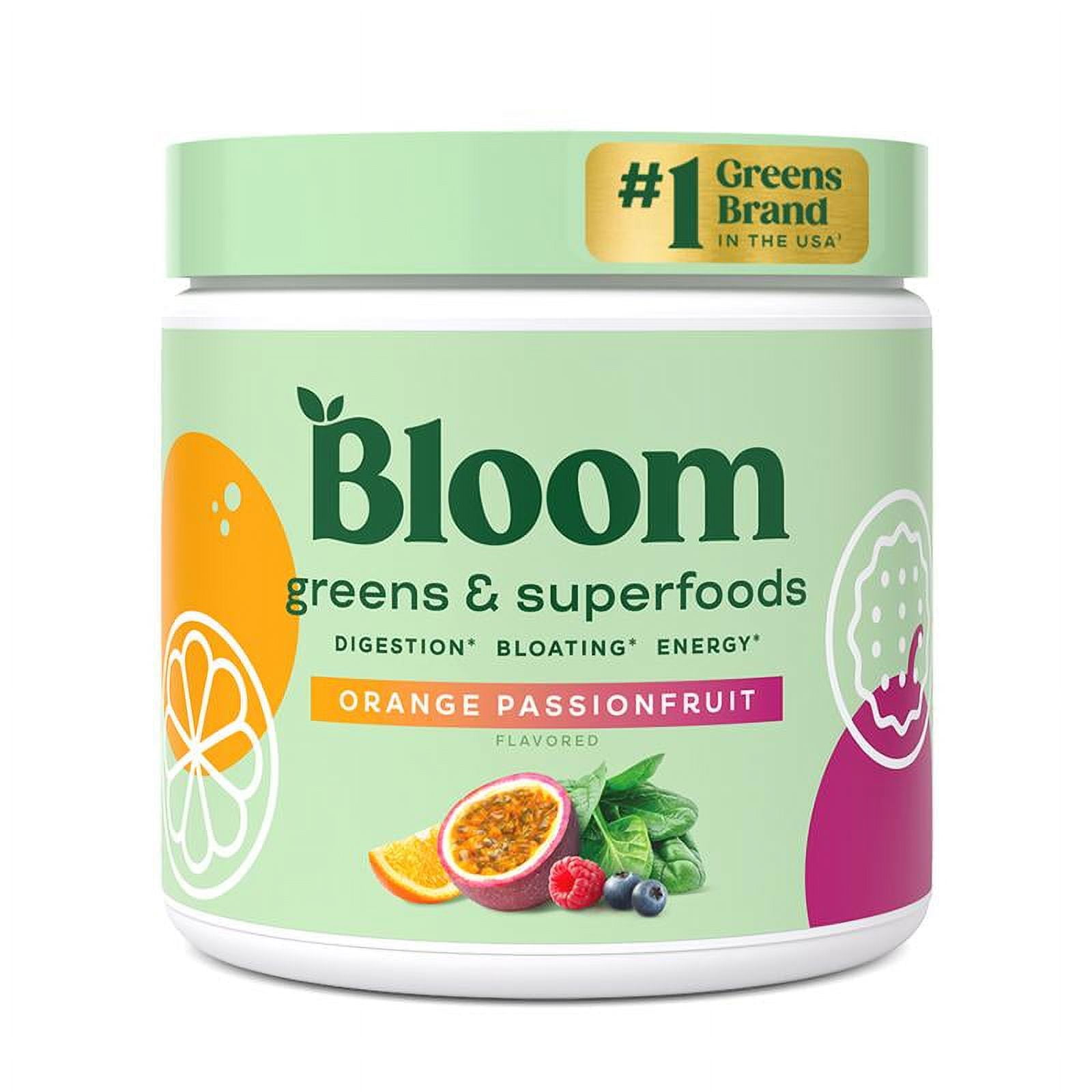 Bloom Nutrition Greens and Superfoods Powder Probiotics for Digestive
