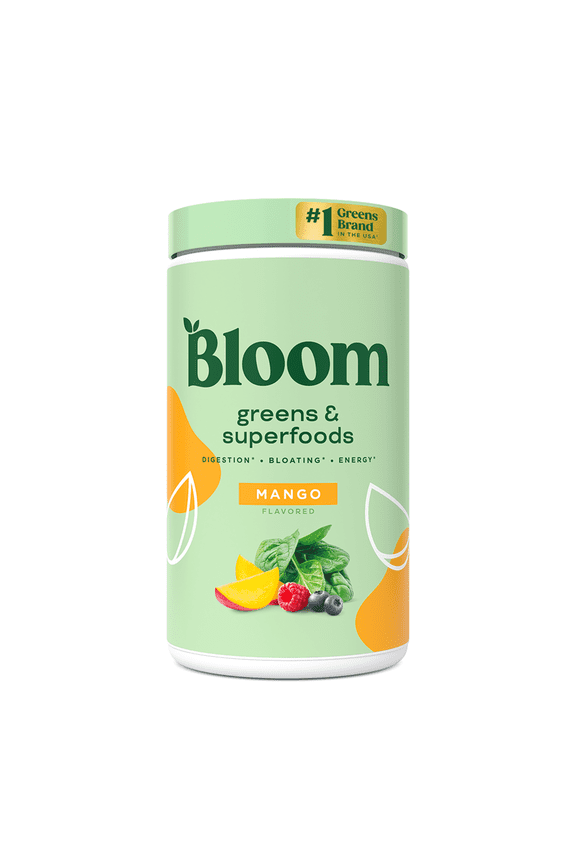 Greens & Superfoods Powder, for Digestive Health, Mango, 60 Servings