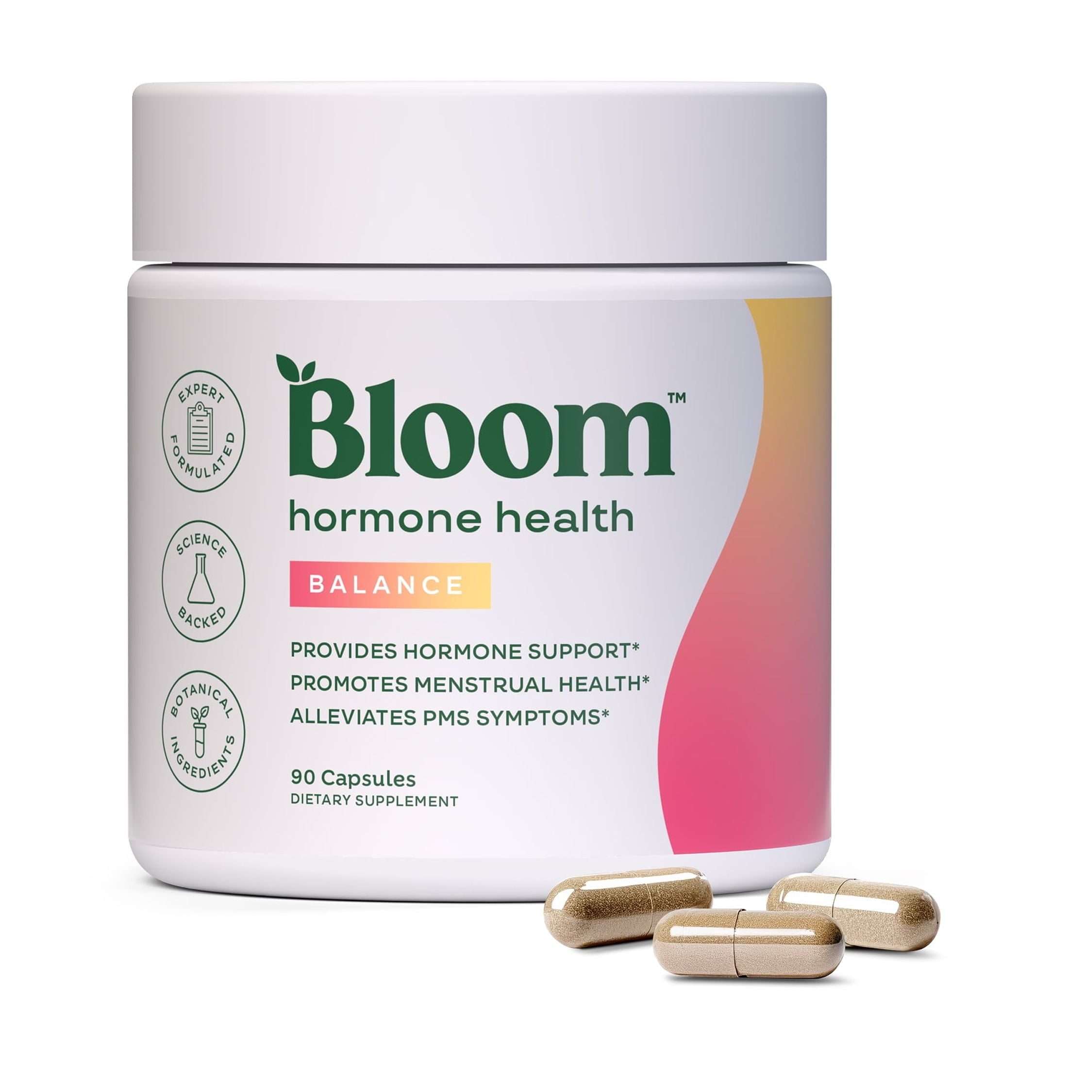 Bloom Nutrition Hormone Health Balance Capsules, 90 Count