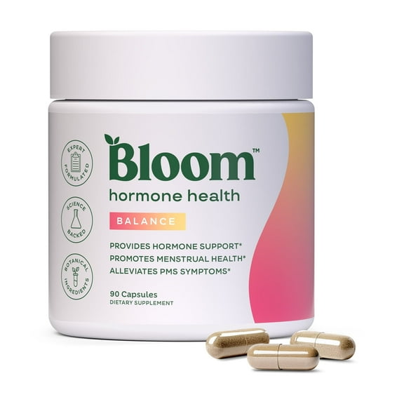 Bloom Nutrition Hormone Health Balance Capsules, 90 Count
