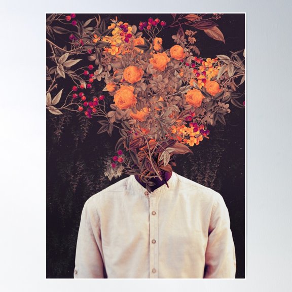 Bloom Poster Wall Art, Modern Wall Decor For Living Room Bedroom, 8x12 UNFRAMED