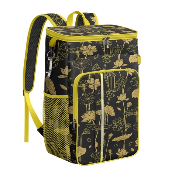Bloom Print Romantic Floral Backpack Cooler - 20L High Capacity, Durable & Lightweight for Travel