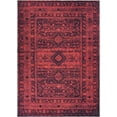 thumbnail image 1 of Bloom Rugs Washable Non-Slip 12 ft Runner - Red Traditional Bordered Runner for Entryway, Hallway, Bathroom, and Kitchen - Exact size: 2.5' x 12', 1 of 10