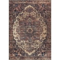 thumbnail image 1 of Bloom Rugs Washable Non-Slip 3' x 5' Rug - Beige / Terracotta Traditional Oriental Area Rug for Living Room, Bedroom, Dining Room, and Kitchen - Exact size: 3' x 5', 1 of 9