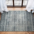 thumbnail image 1 of Bloom Rugs Washable Non-Slip 3x5 Rug - Teal / Ivory Geometric Area Rug for Living Room, Bedroom, Dining Room, and Kitchen - Exact size: 3' x 5', 1 of 10