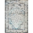 thumbnail image 1 of Bloom Rugs Washable Non-Slip 4' x 6' Rug - Beige / Blue Traditional Oriental Area Rug for Living Room, Bedroom, Dining Room, and Kitchen - Exact size: 4' x 6', 1 of 8
