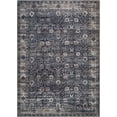 thumbnail image 1 of Bloom Rugs Washable Non-Slip 4' x 6' Rug - Black / Brown Traditional Oriental Area Rug for Living Room, Bedroom, Dining Room, and Kitchen - Exact size: 4' x 6', 1 of 8