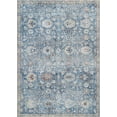 thumbnail image 1 of Bloom Rugs Washable Non-Slip 5x7 Rug - Blue / Beige Traditional Oriental Area Rug for Living Room, Bedroom, Dining Room, and Kitchen - Exact size: 5' x 7', 1 of 8