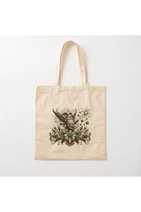 Bloom Sentinel Canvas Tote Bags, Reusable Shopping Bag
