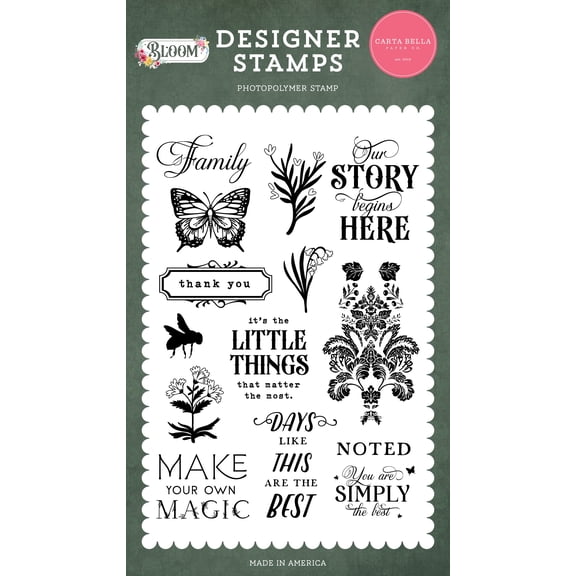 Bloom: Our Story Begins Here Stamp Set