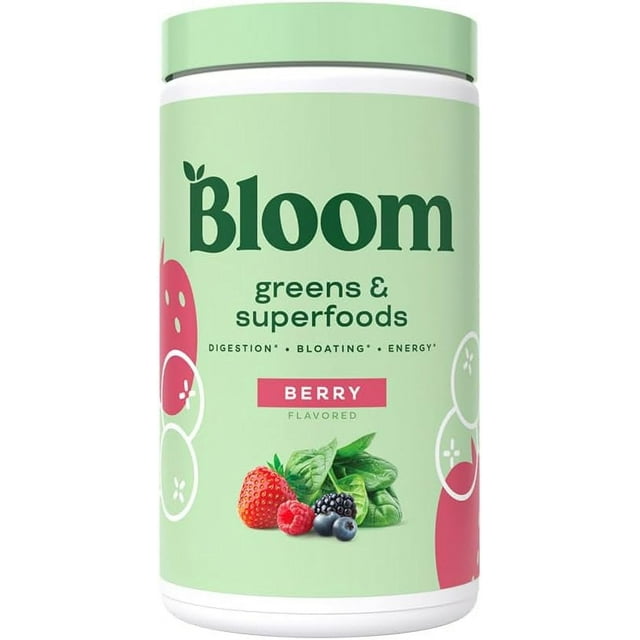 Bloom Super Greens Probiotic Mix for Women's Digestive Health