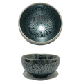 thumbnail image 1 of Bloom Tenmokus Tea Cup 130ml,Chinese Jianzhan Tea Bowl Iron Clay Natural Ore Glaze Fired in Kiln Porcelain Mug, 1 of 7