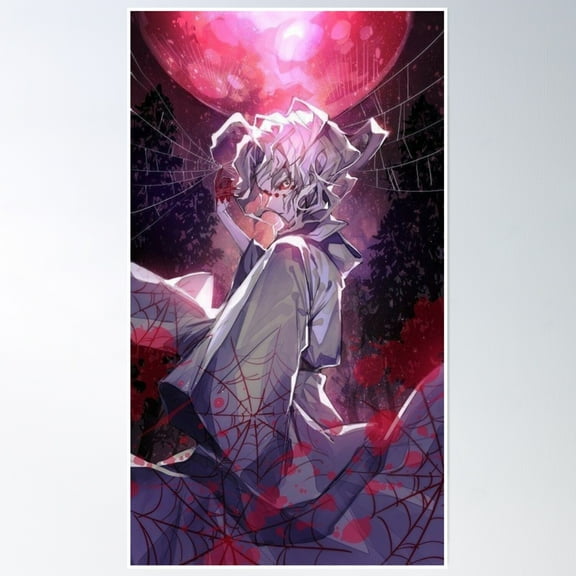 Bloom Theory Blood Moon || Rui Poster Wall Art, Modern Wall Decor, 8x12 UNFRAMED