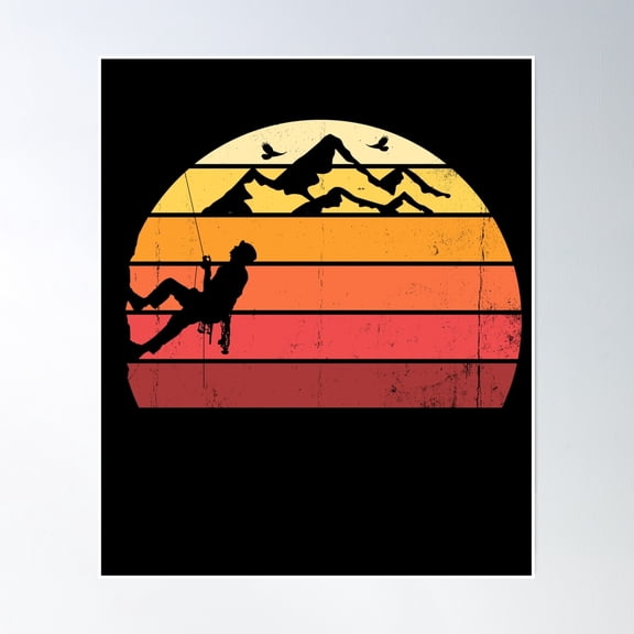 Bloom Theory Bouldering Poster Wall Art, Modern Wall Decor, 8x12 UNFRAMED