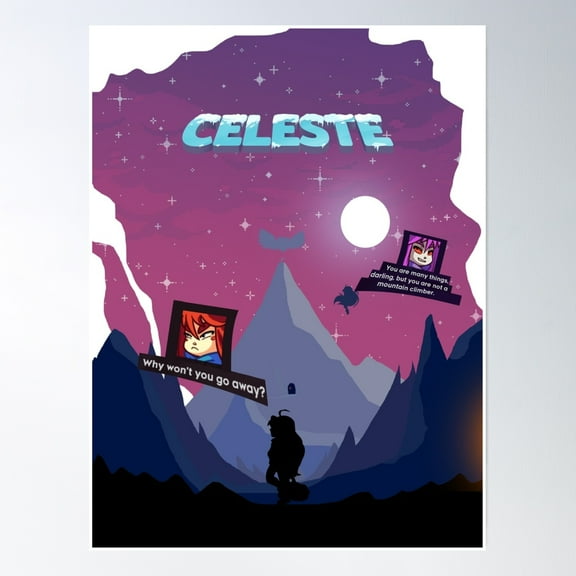 Bloom Theory Celeste Poster Wall Art, Modern Wall Decor, 8x12 UNFRAMED