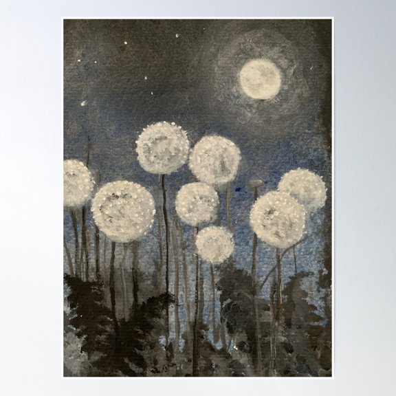 Bloom Theory It’S Never Too Late To Bloom Poster Wall Art, Modern Wall Decor, 8x12 UNFRAMED