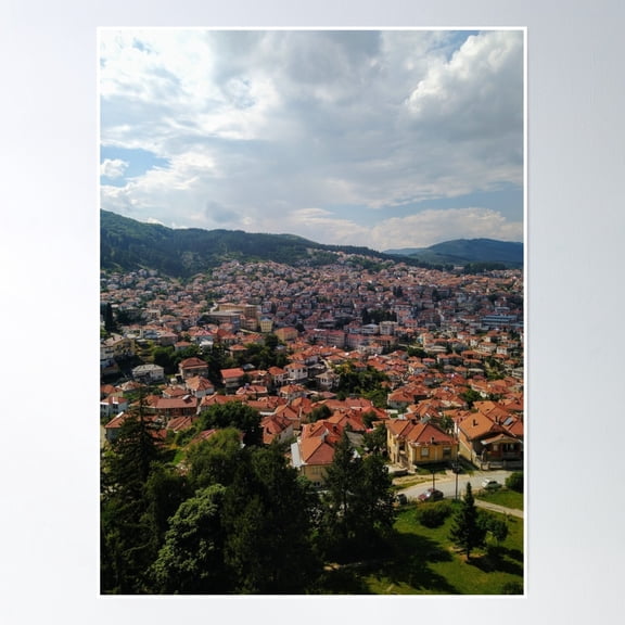 Bloom Theory Krusevo Macedonia Poster Wall Art, Modern Wall Decor, 12x18 UNFRAMED