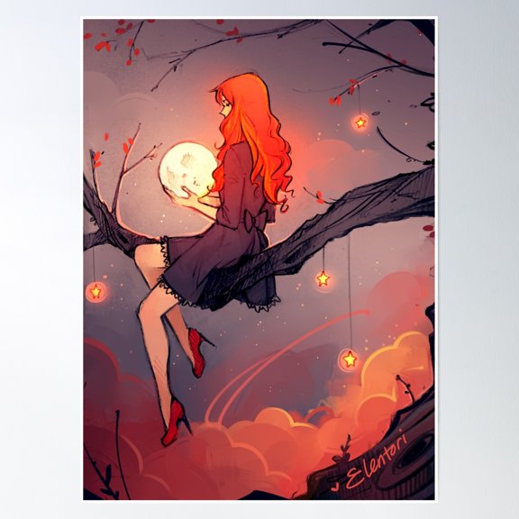 Bloom Theory Like The Stars Poster Wall Art, Modern Wall Decor, 16x24 UNFRAMED