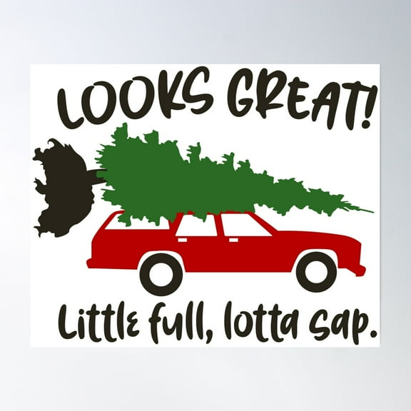 Bloom Theory Looks Great Little Full Lotta Sap Poster Wall Art, Modern Wall Decor, 8x12 UNFRAMED