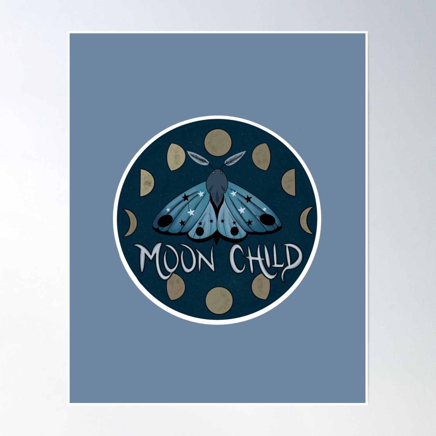 Bloom Theory Moon Child Art Poster , Poster Print Only - Walmart.com