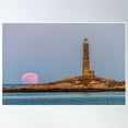 thumbnail image 1 of Bloom Theory Moon Lite Mirage And The North Tower Poster Wall Art, Modern Wall Decor, 24x36 UNFRAMED, 1 of 3
