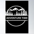 thumbnail image 1 of Bloom Theory Mountain Climbers Time Poster Wall Art, Modern Wall Decor, 16x24 UNFRAMED, 1 of 3