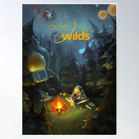 Bloom Theory Outer Wilds Poster Wall Art, Modern Wall Decor, 24x36 UNFRAMED