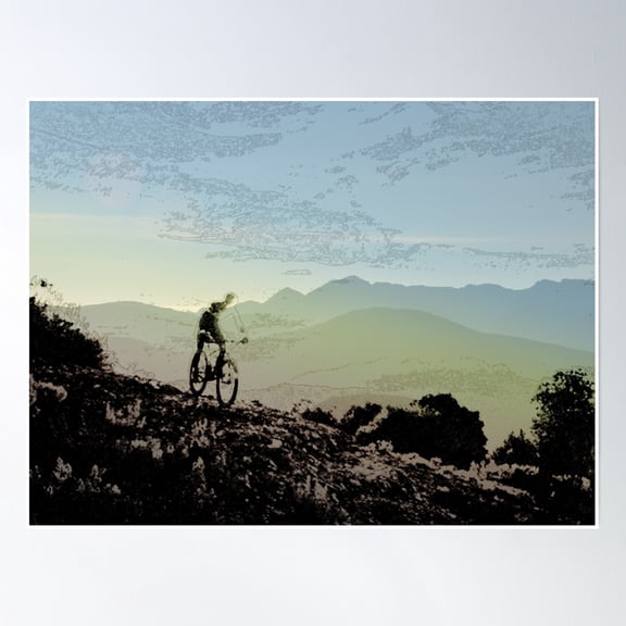 Bloom Theory Ride4Live Poster Wall Art, Modern Wall Decor, 8x12 UNFRAMED