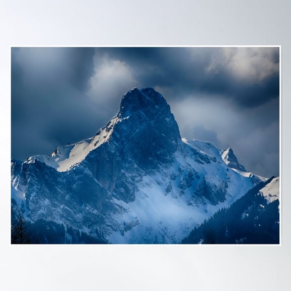 Bloom Theory Stockhorn Poster Wall Art, Modern Wall Decor, 8x12 UNFRAMED