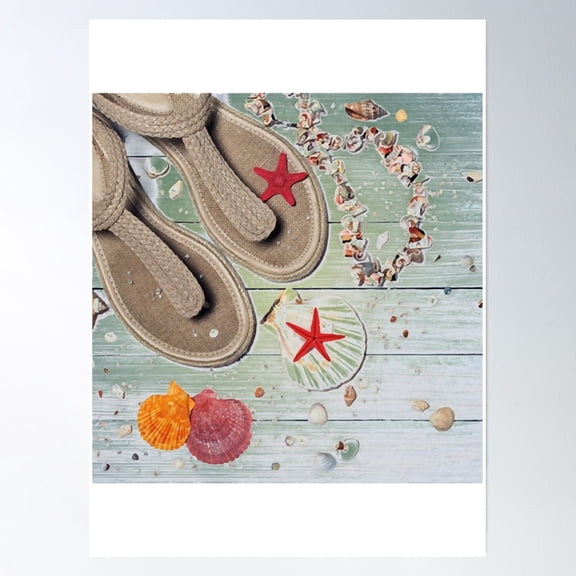 Bloom Theory Vacation On Week Poster Wall Art, Modern Wall Decor, 8x12 UNFRAMED