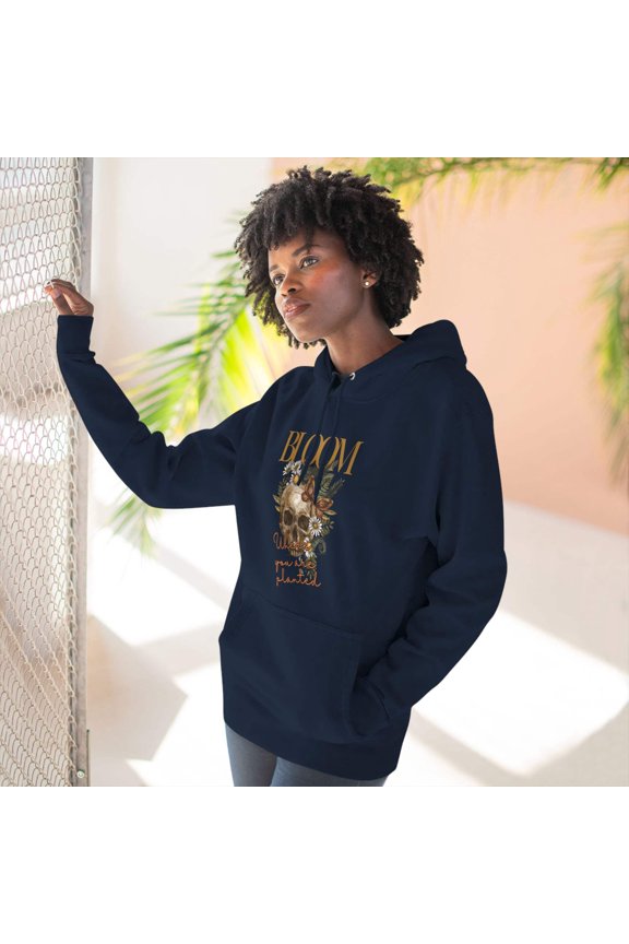 Bloom Three-Panel Fleece Hoodie