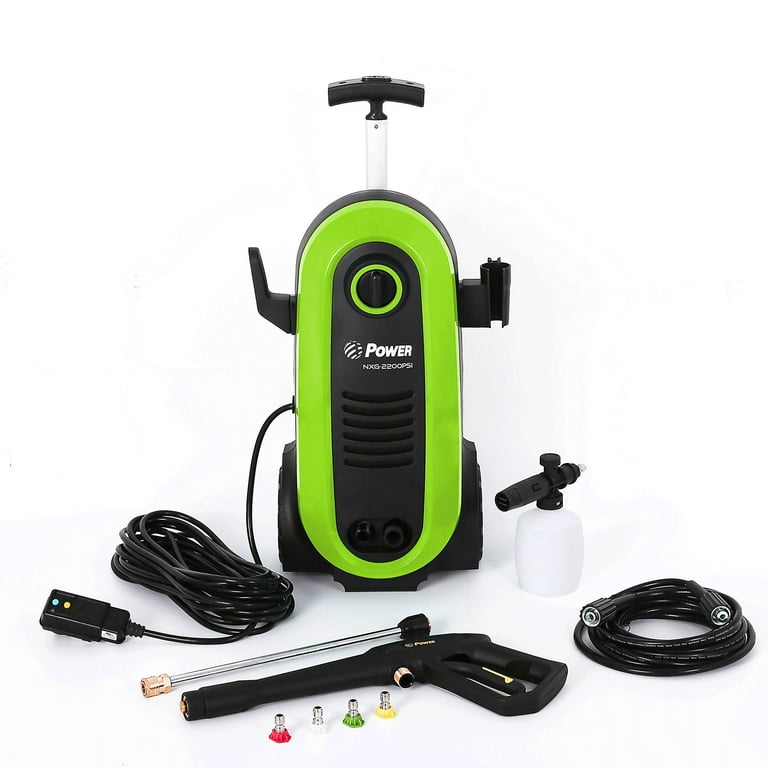 POWER 2200 PSI 1.76 GPM Red Electric Pressure Washer POWER 2200 PSI 1.76 GPM Red Electric Pressure Washer